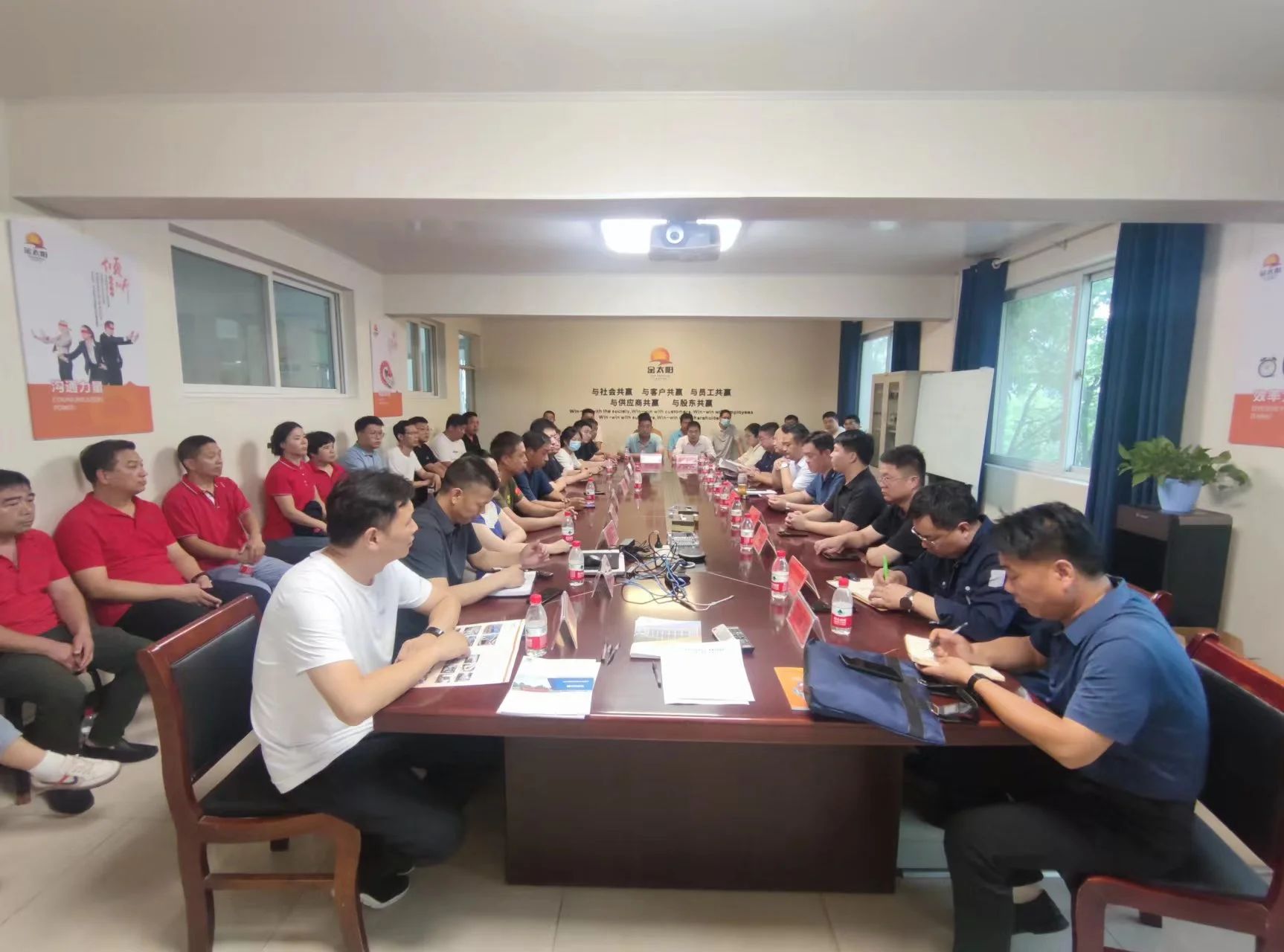延津縣2023年工貿(mào)企業(yè)防汛應(yīng)急演練在我司舉行！